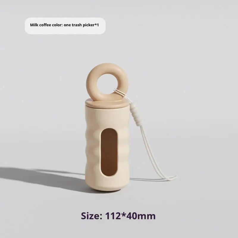 Custom Silicone Pet Poop Bag Dispenser - Portable Outdoor Storage Case for Dog Walking Dog Bag Container Pet Poop Bag Dispenser