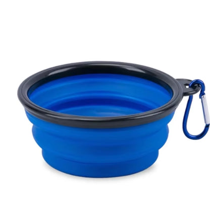 Foldable Portable Dog Feeder Bowlsilicone Collapsible Dog Bowls Folding Pet Bowls Dog Water Bowl