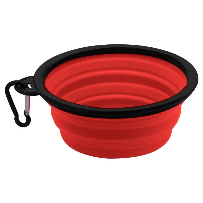 Foldable Portable Dog Feeder Bowlsilicone Collapsible Dog Bowls Folding Pet Bowls Dog Water Bowl