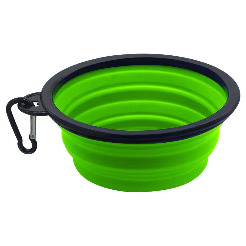 Foldable Portable Dog Feeder Bowlsilicone Collapsible Dog Bowls Folding Pet Bowls Dog Water Bowl