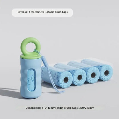 Custom Silicone Pet Poop Bag Dispenser - Portable Outdoor Storage Case for Dog Walking Dog Bag Container Pet Poop Bag Dispenser