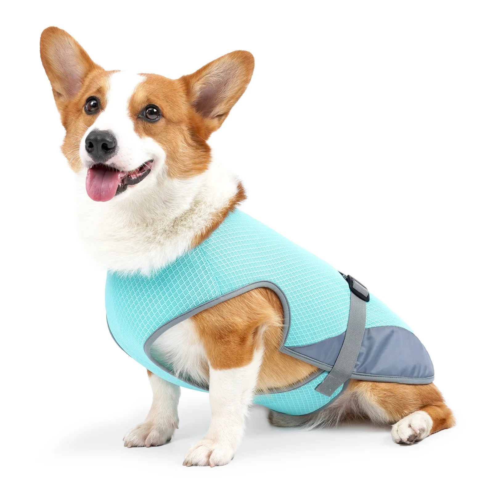 Dog Cooling Vest for Summer Sun Protection Jacket for Dogs with Velcro Easy On/Off Cooling Coat for Walks