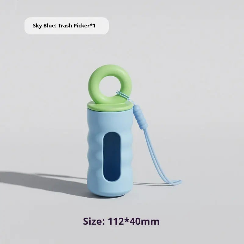 Custom Silicone Pet Poop Bag Dispenser - Portable Outdoor Storage Case for Dog Walking Dog Bag Container Pet Poop Bag Dispenser