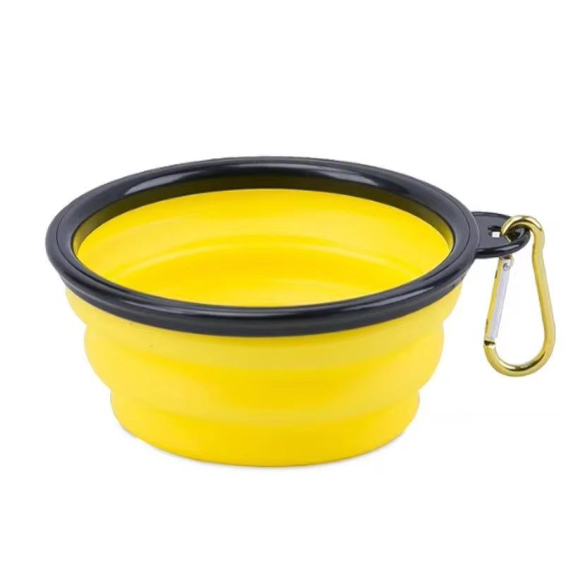 Foldable Portable Dog Feeder Bowlsilicone Collapsible Dog Bowls Folding Pet Bowls Dog Water Bowl