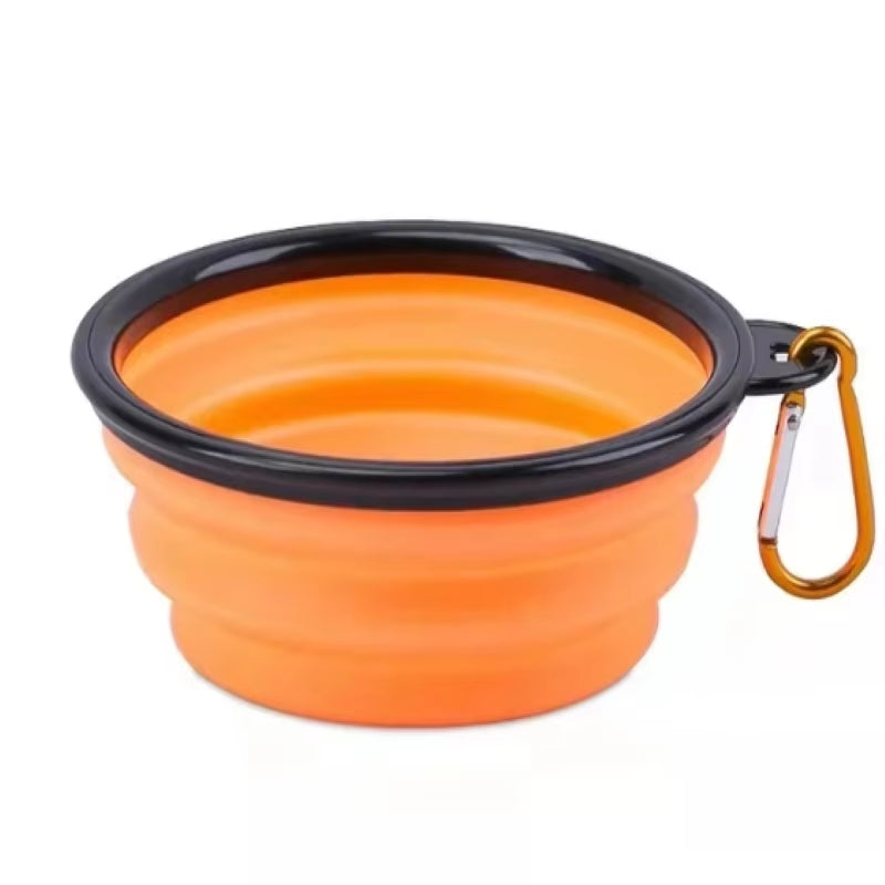 Foldable Portable Dog Feeder Bowlsilicone Collapsible Dog Bowls Folding Pet Bowls Dog Water Bowl