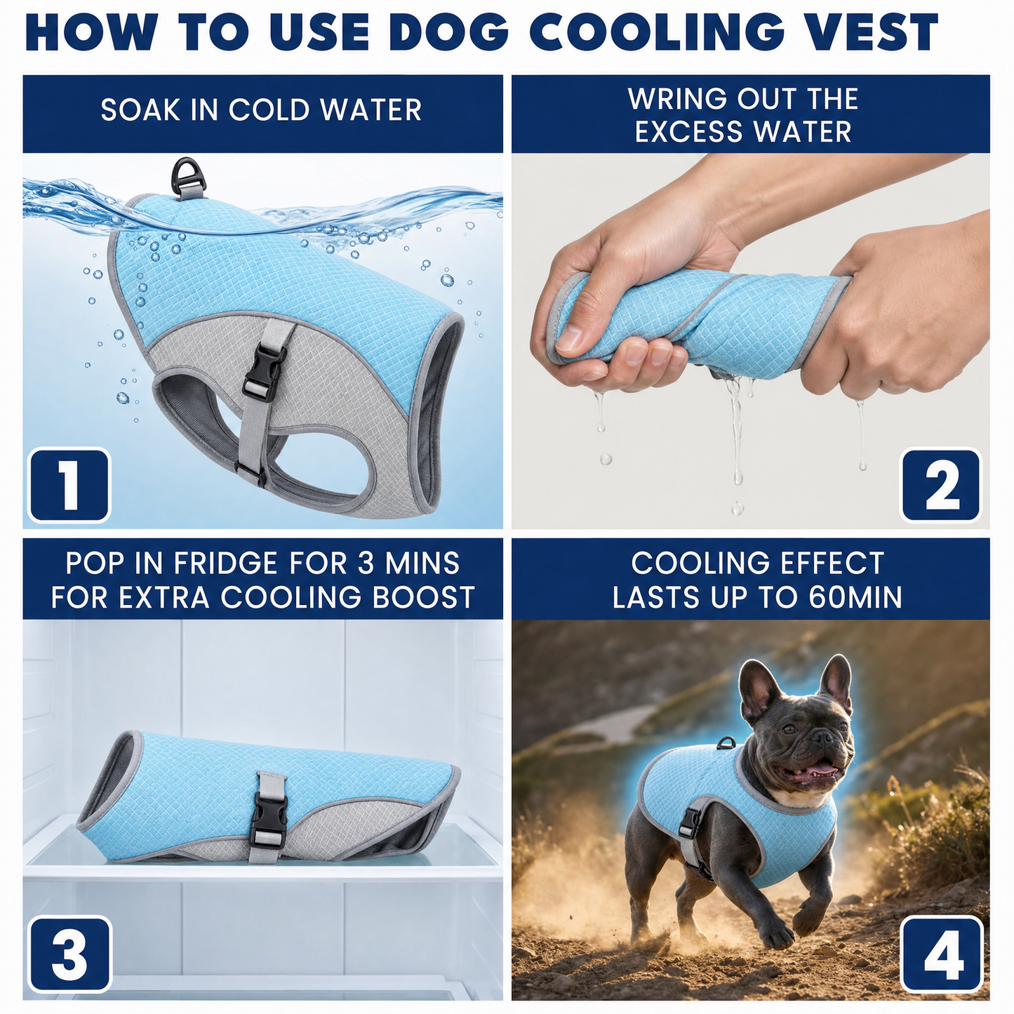 CoolCoat™ - Lightweight Cooling Vest for Dogs
